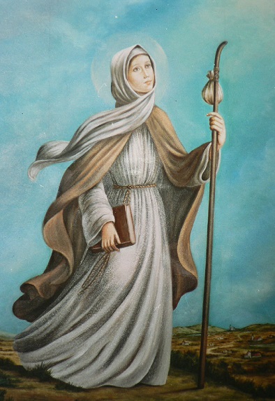 写真　聖アンジェラ・メリチの肖像画