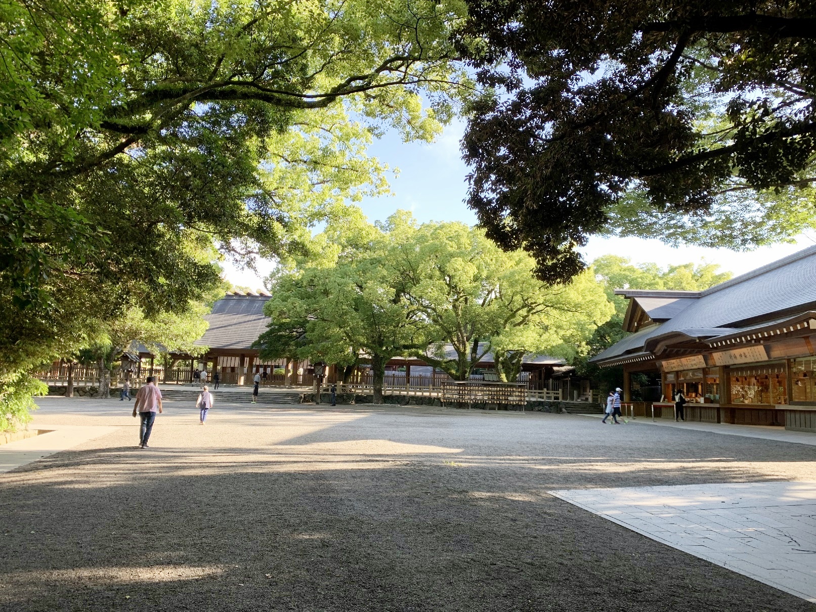 写真　6月4日早朝の清々しい熱田神宮